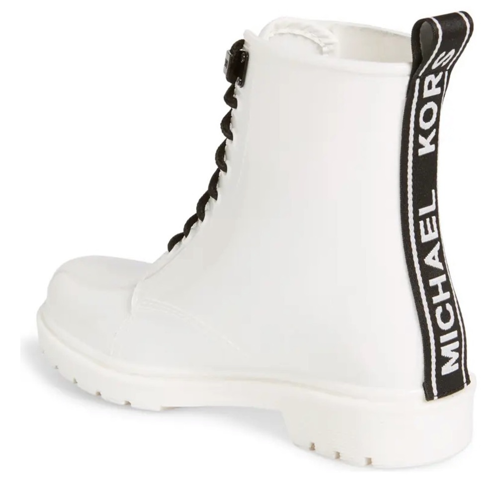 White Michael Kors Rain boots